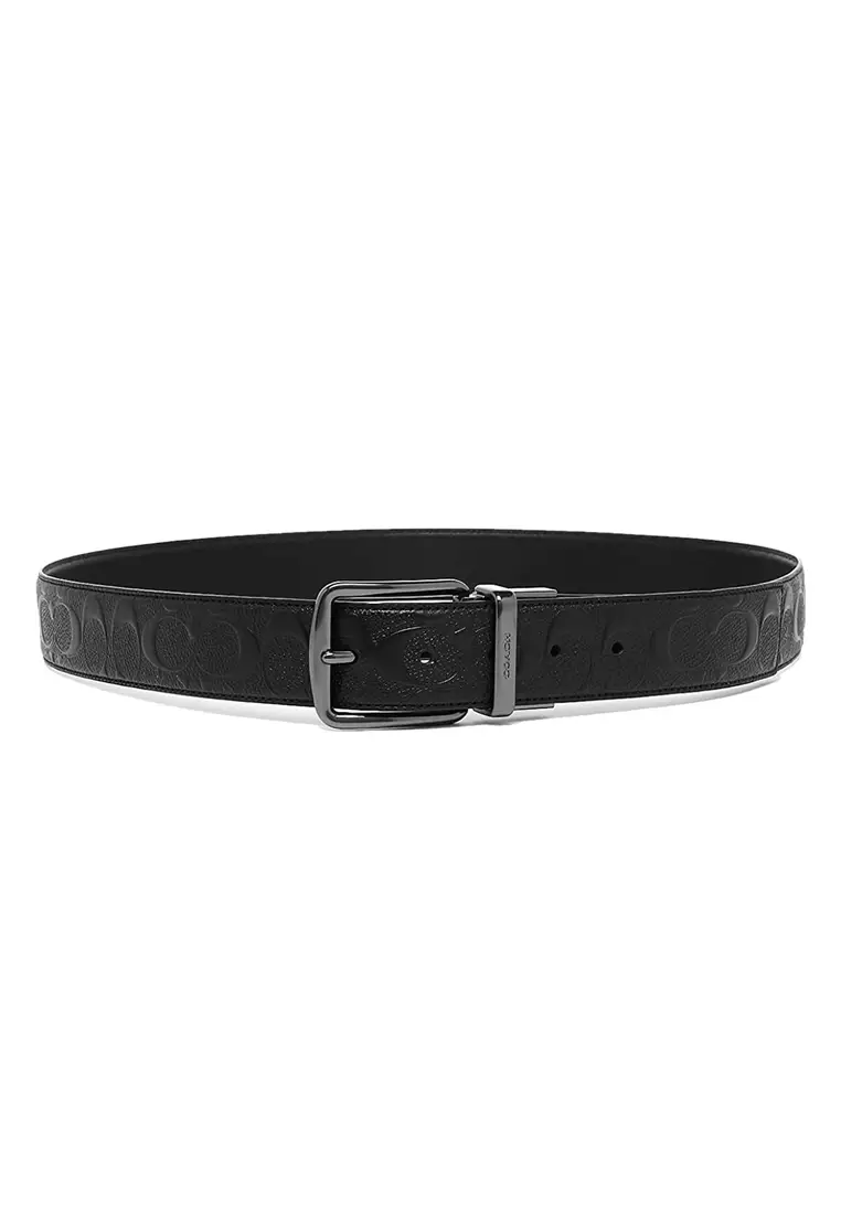 Buy Coach Harness Buckle Cut To Size Reversible Belt, 38 Mm  display picture 1