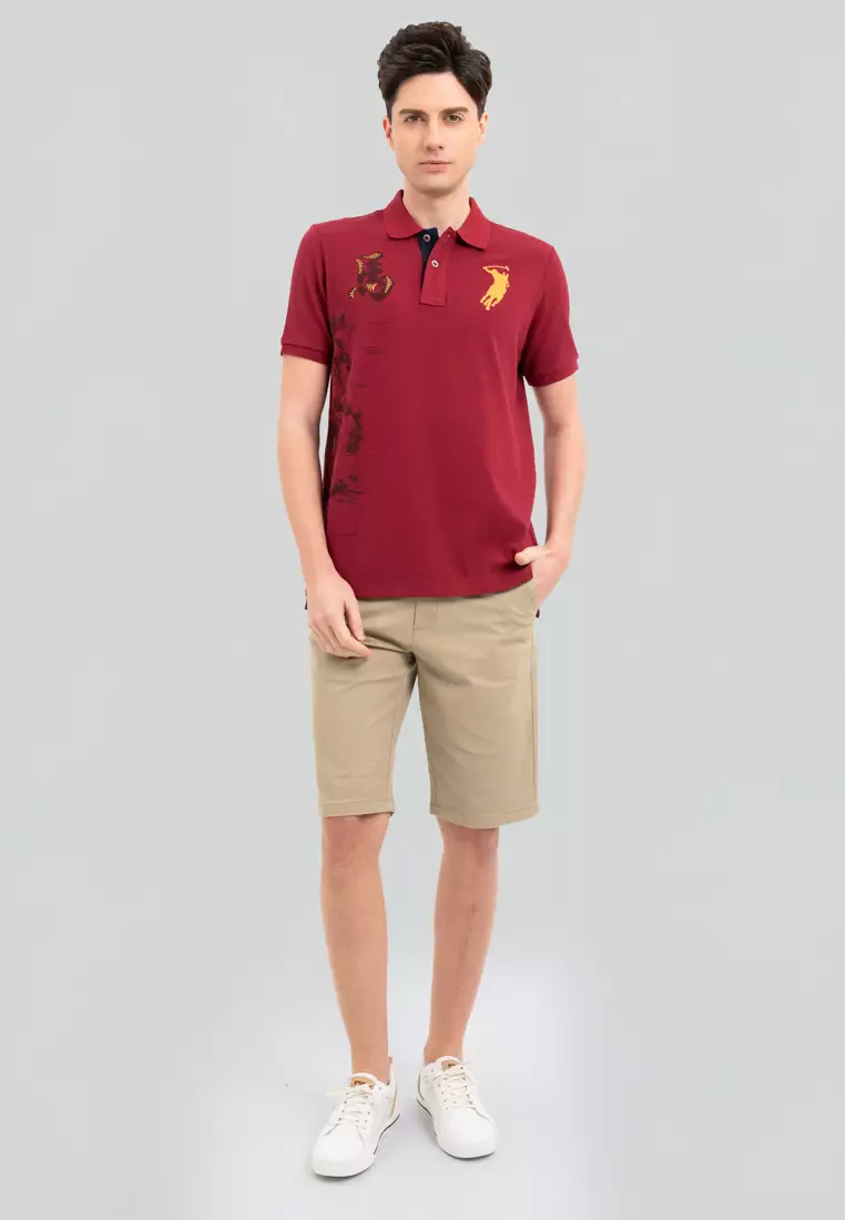 Polo Haus Men’s Regular Fit Horse Year Polo Tee MKCS1141