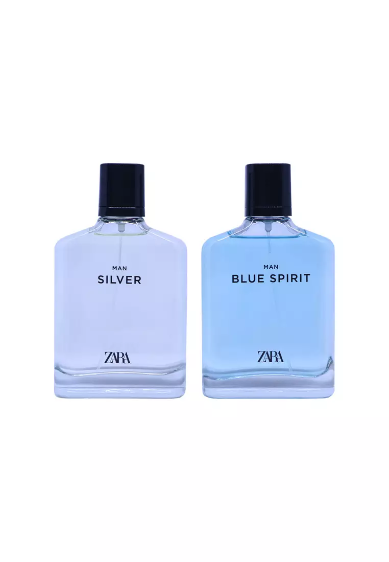 Zara Man Silver & Man Blue Spirit 2x100 ML - One Size