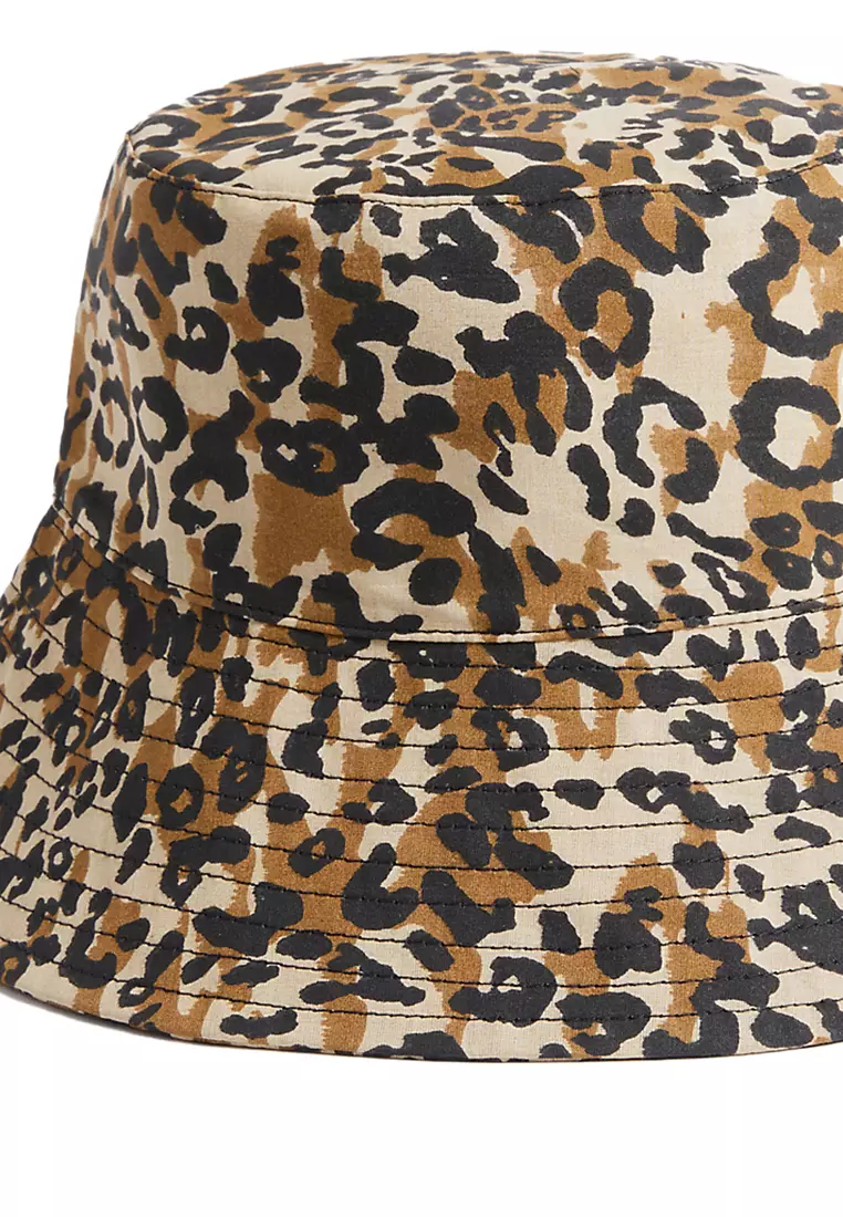 Pure Cotton Animal Print Bucket Hat