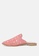 Rag & CO. pink Leather Mules with Metal Studs 6108CSHA239C50GS_3
