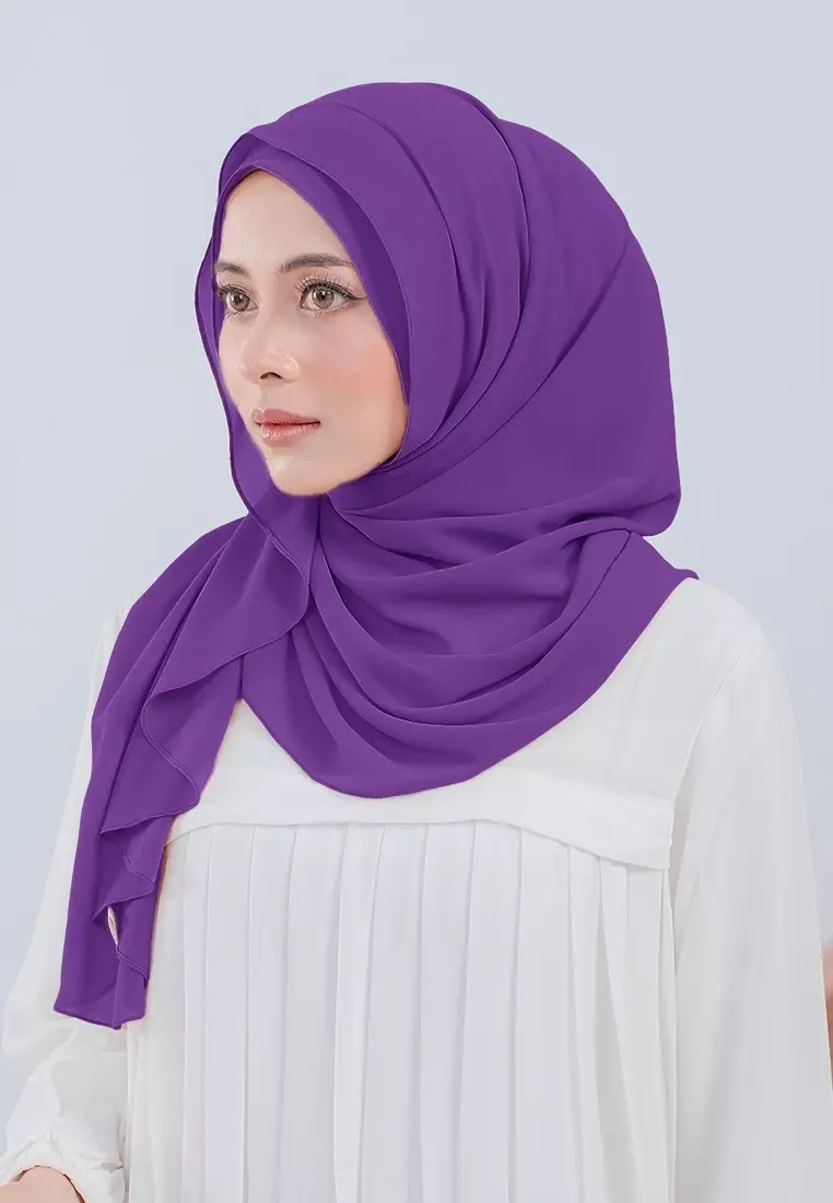 HIJAB INSTAN LUBNA - DARK PURPLE