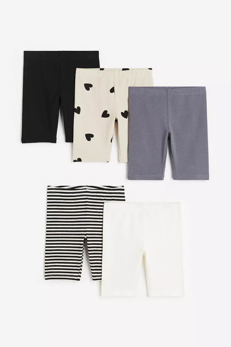 White cotton cycling shorts best sale