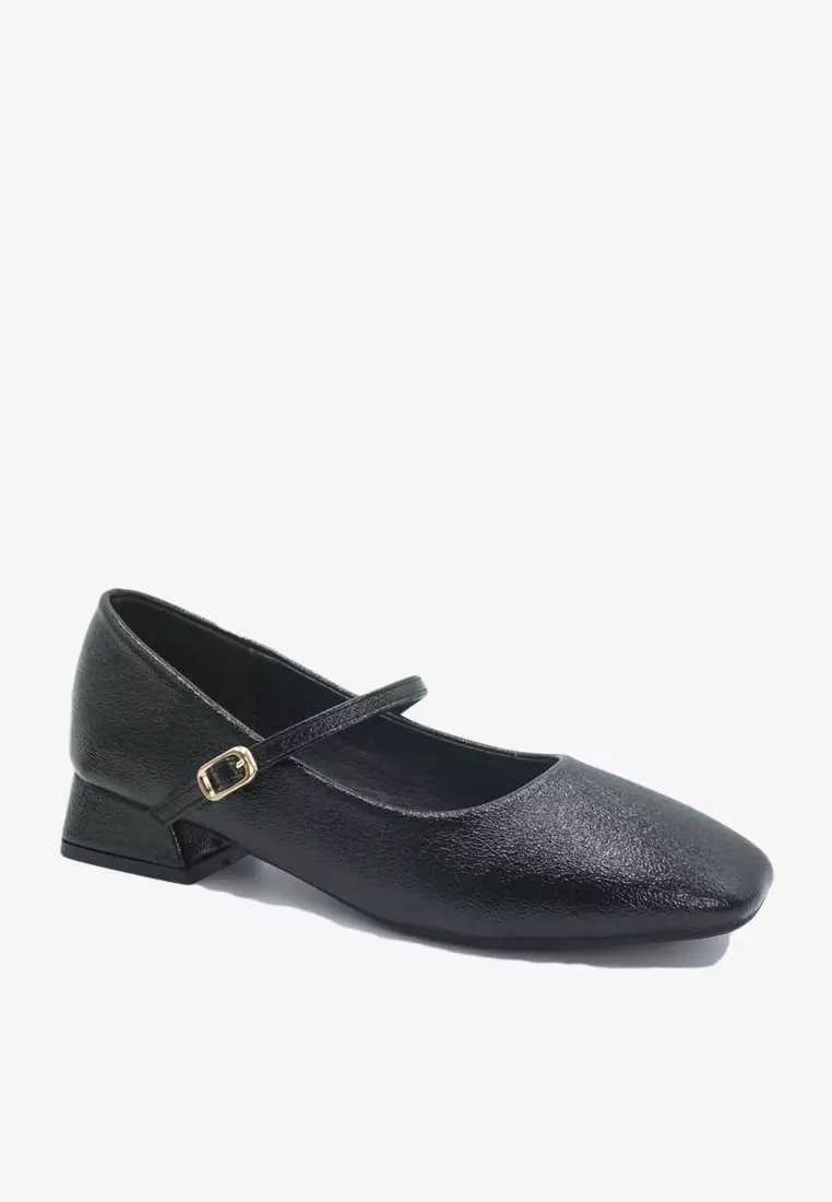 Dr. Cardin Women Luxe Mary Jane Low Block Heel L-RAO-9290