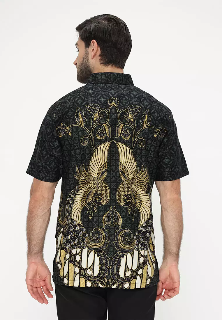 Hadinata Batik Kemeja Pendek Superfine Bharata Binala