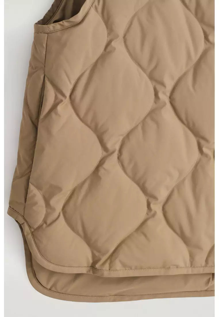 OVERSIZED QUILTED DOWN GILET