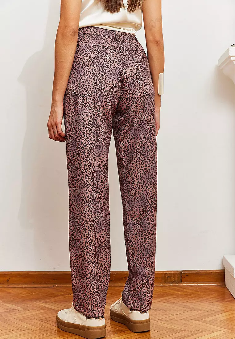 Leopard Print Jeans