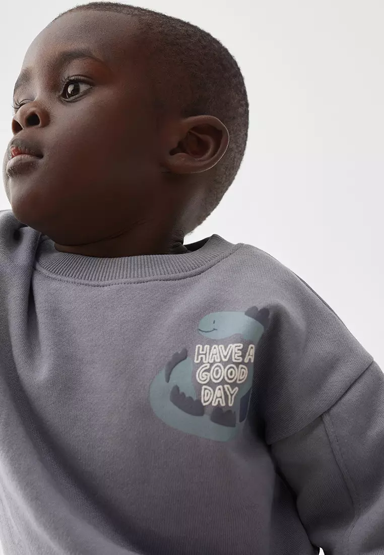 Baby grey sweatshirt top