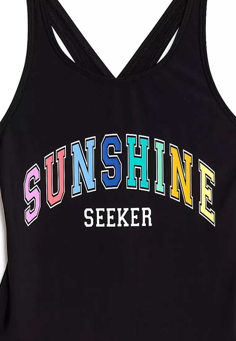 Sunrise Print Swimsuit