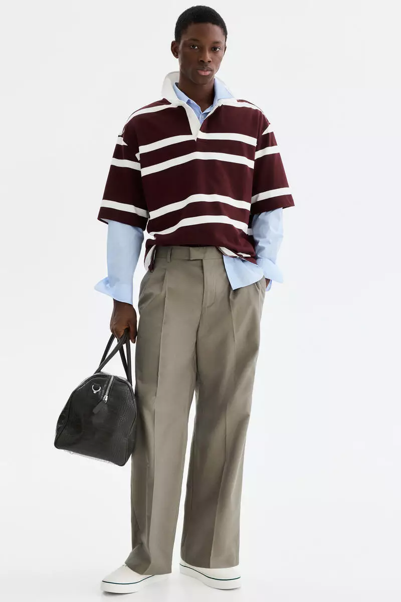 Loose Fit Cotton polo shirt