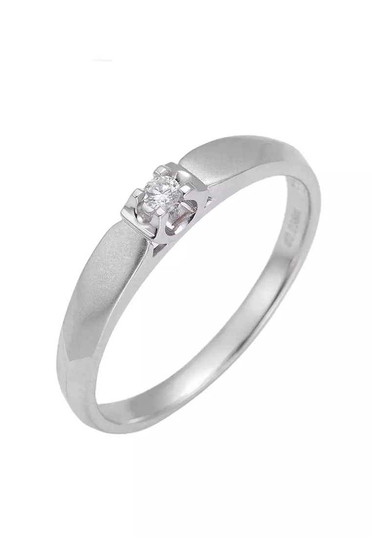 White gold 2025 18k ring