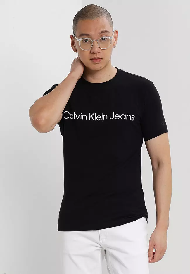 Calvin klein jeans deals t shirt black