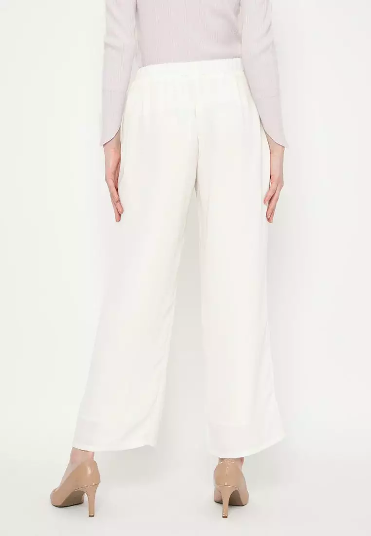 Plain Long Kulot Broken White By Brilliant Girl