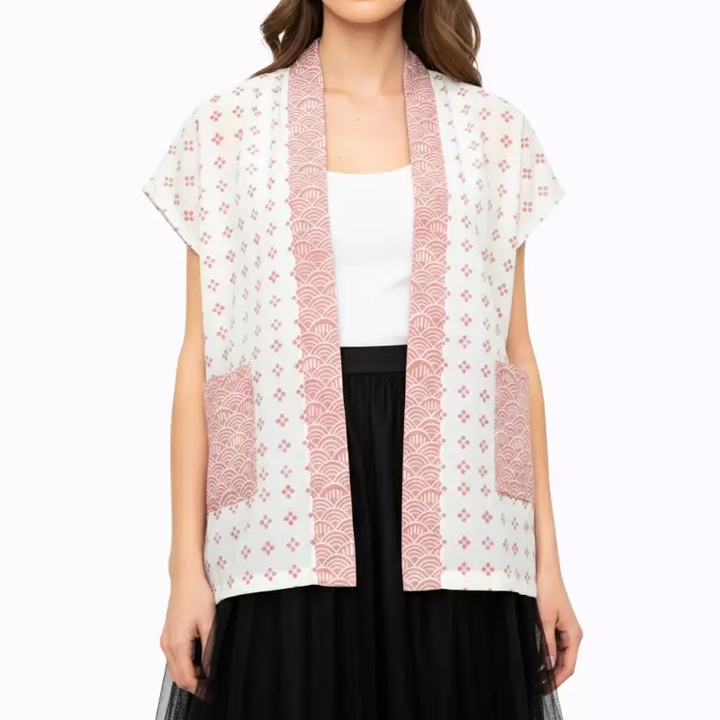 Blazer Batik Wanita - Atasan Batik - Bhatara Batik Princess - Baju Batik Modern Lengan Pendek