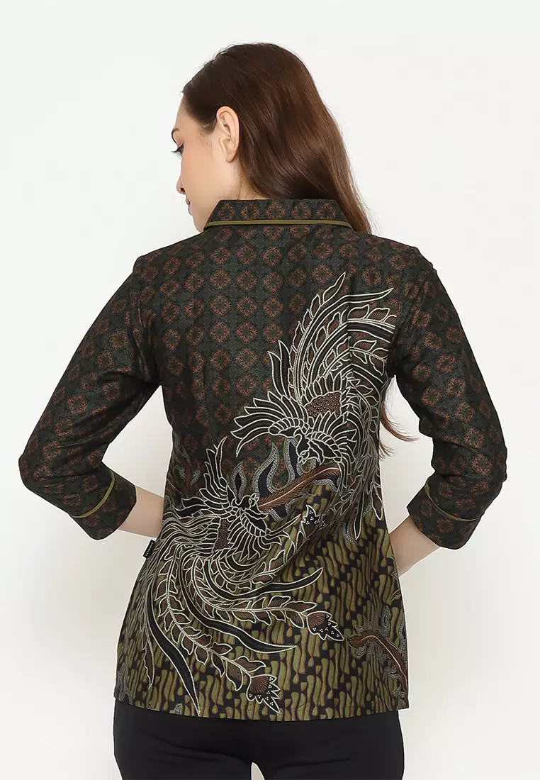 Hadinata Batik Wanita Superfine Blouse Kumari Kavi