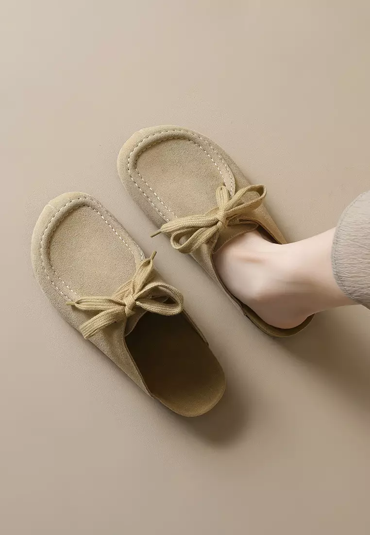 繫帶絨面勃肯鞋 WW959-23