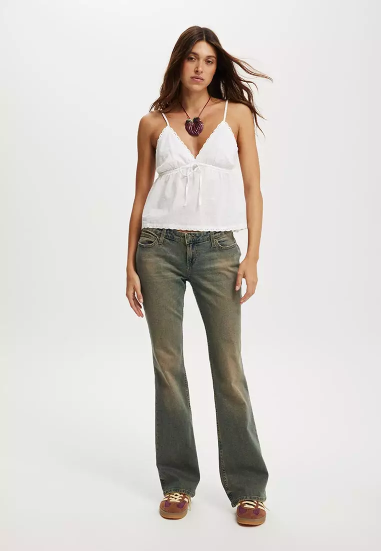 Low Rise Bootcut Jeans