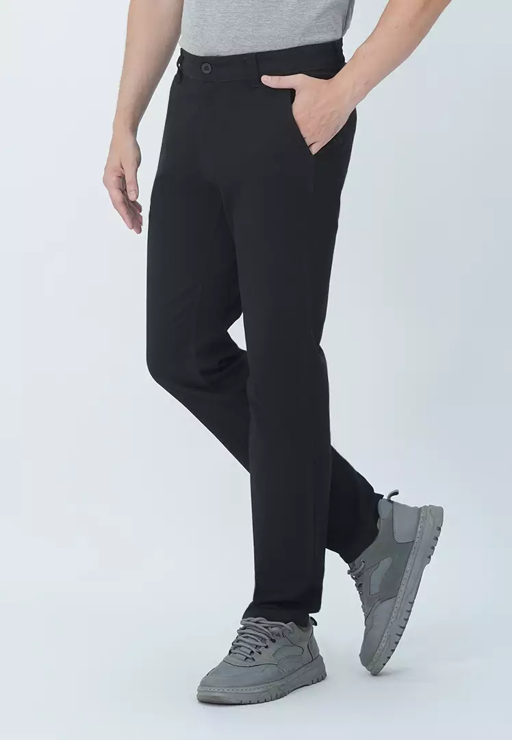 LGS - Celana Chinos - Double Pocket - Regular Fit - Hitam - CCT.502.S040.004.C