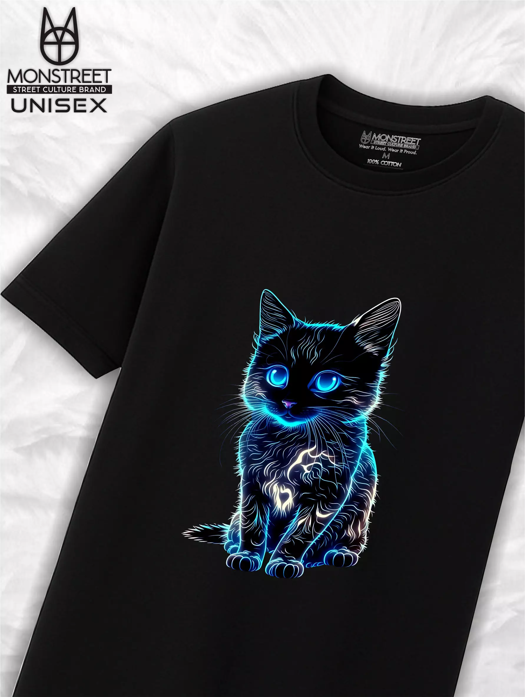 Monstreet Kaos Katun Combed 24S Grafis Reguler Fit Hitam Tshirt UTR177 Cotton Combed 24S Graphic Tshirt Regular Fit Black Tshirt