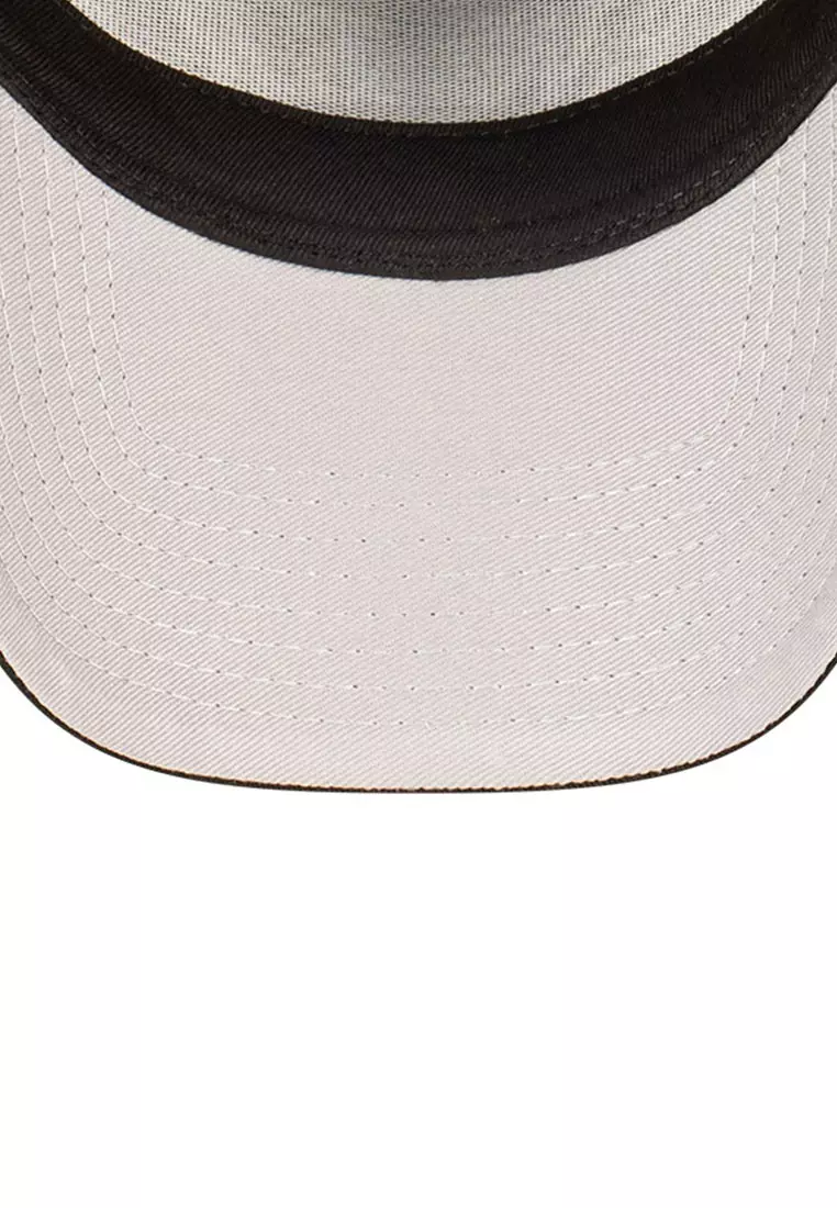 NE Capsule Logo Black 9FORTY A-Frame Snapback Cap