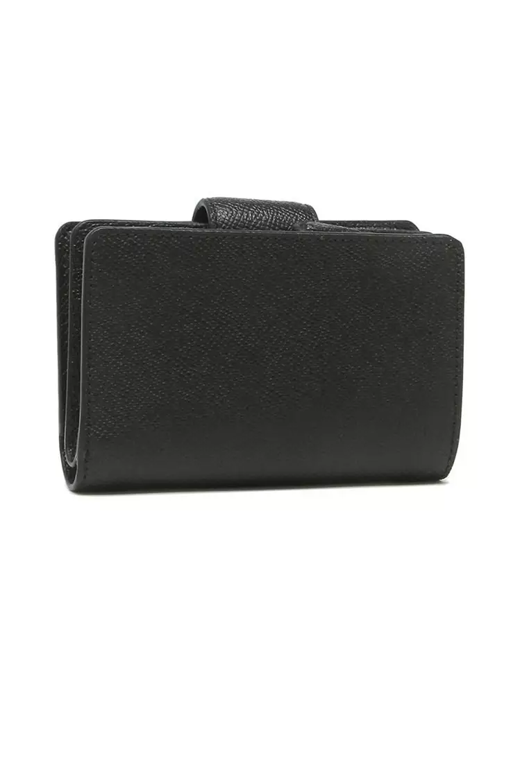Buy COACH Medium Corner Zip Wallet 6390 Black 2026 Online | ZALORA