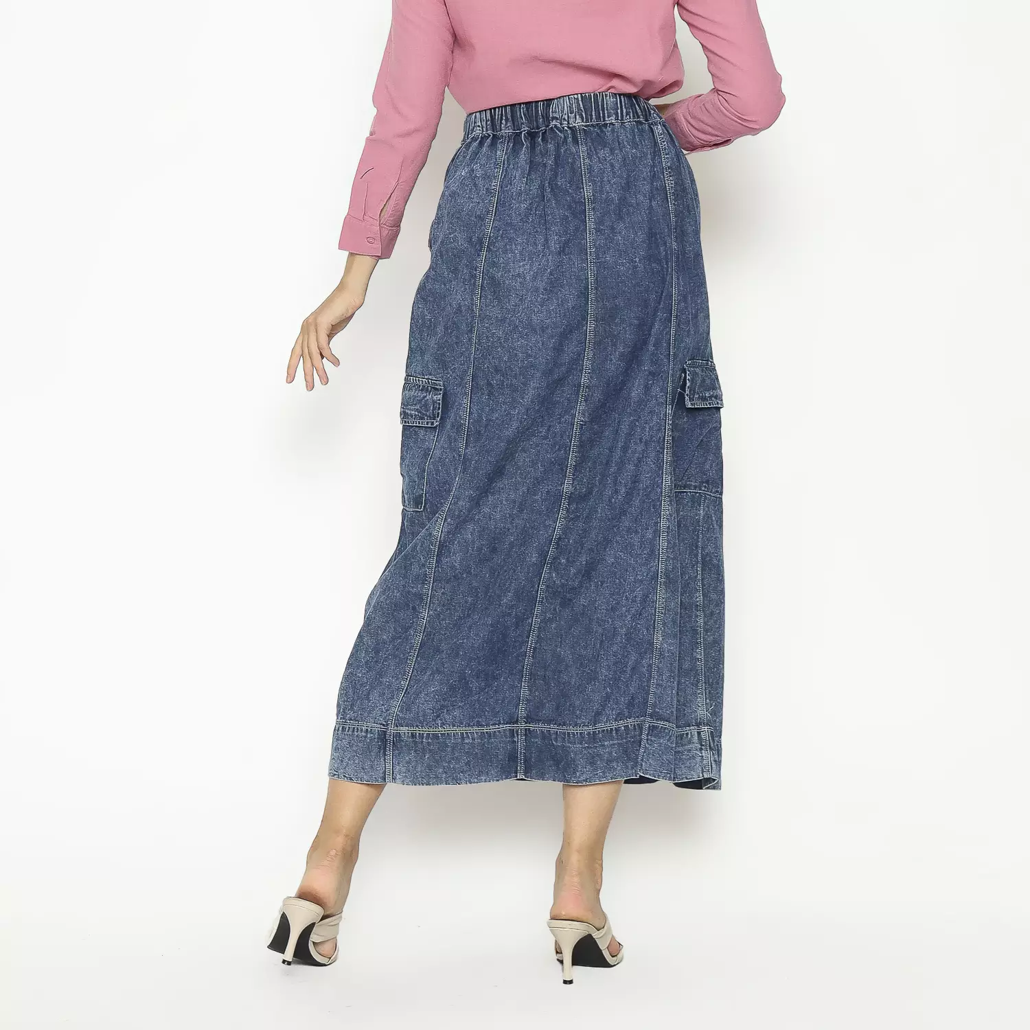 Shaafa Skirt Light Blue