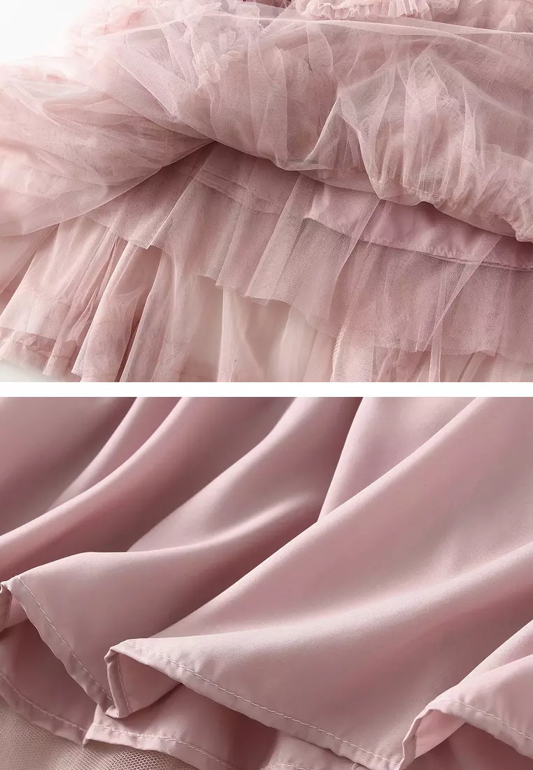 Multi-tiered Tulle Tiered Skirt AF1298