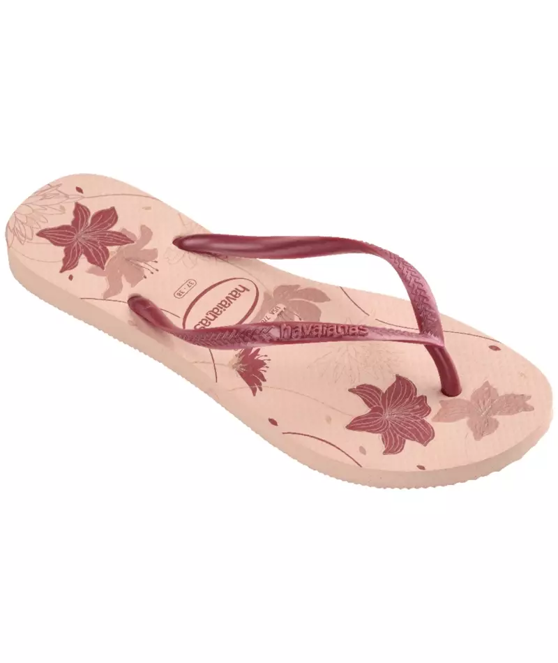 [ONLINE EXCLUSIVE]Havaianas 6511 Slim Organic-Pink/Rose Gold - Sandal Wanita