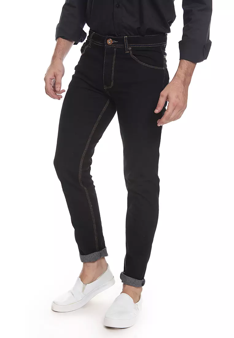 Celana Jeans Ever Green Black JS3260