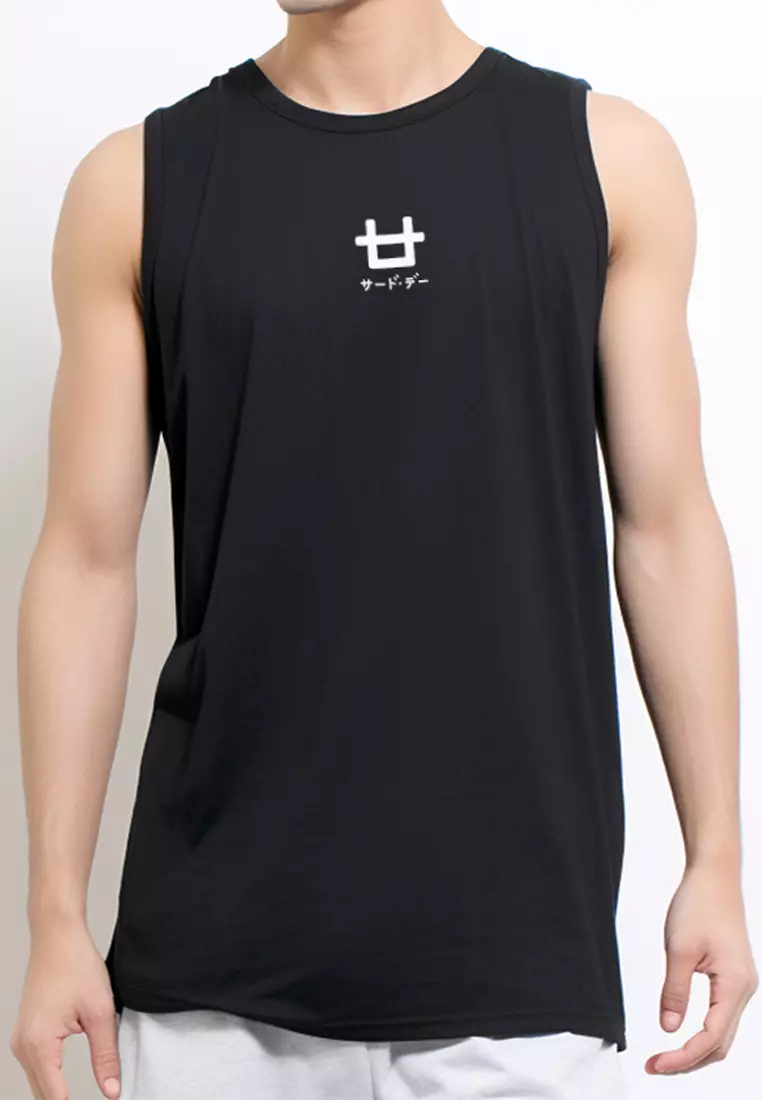 MTH26 thirdday kutung pria casual SVN logo hitam