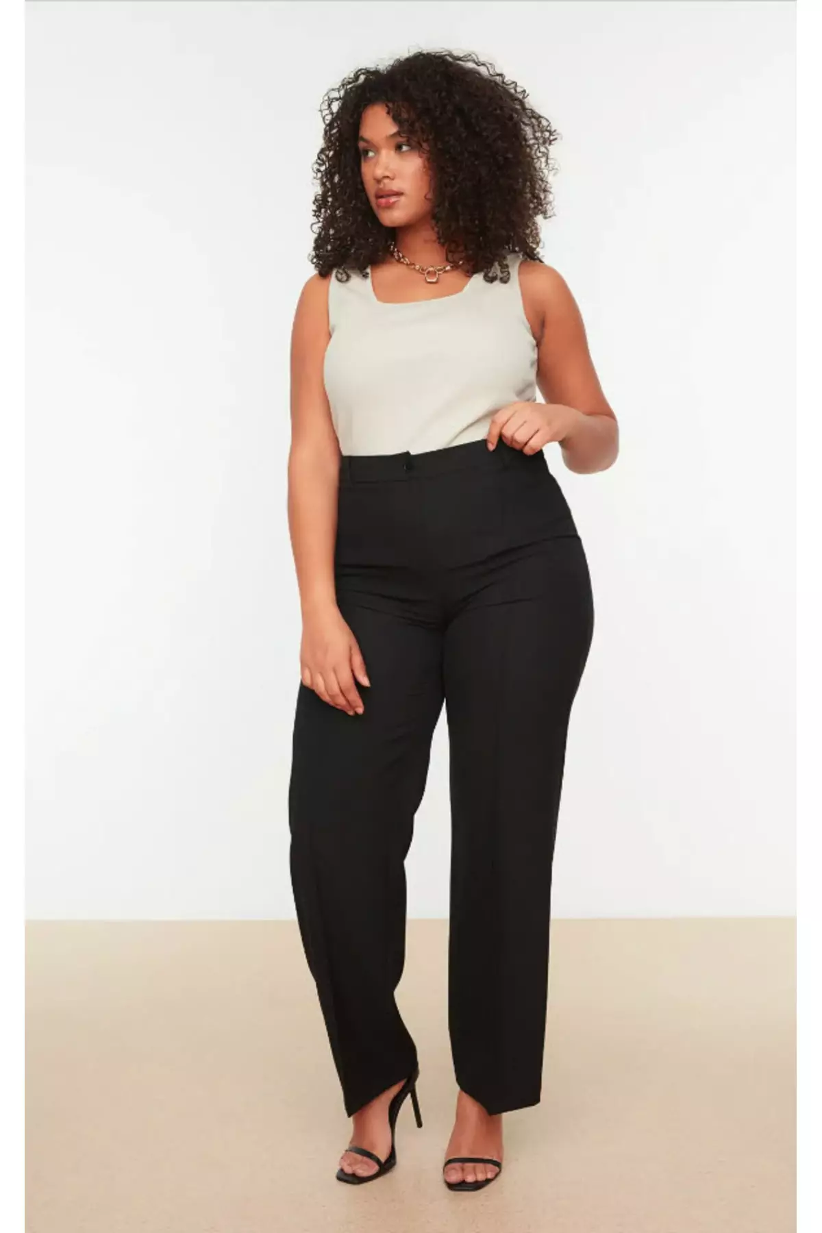 Plus Size High Waist Pants