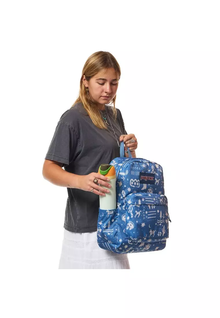 Jansport Superbreak Plus - Yeehaw And Horses Elemental Blue/Cream
