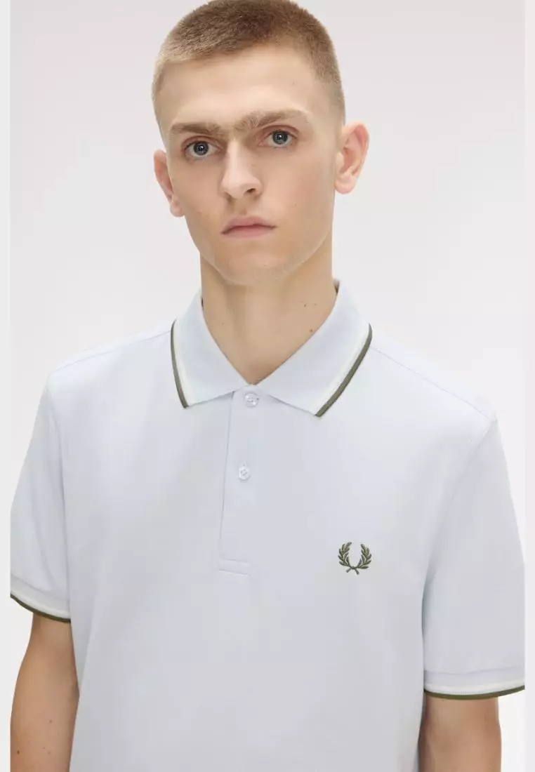 Buy Fred Perry Fred Perry M3600 The Twin Tipped Fred Perry Shirt (Dusky ...