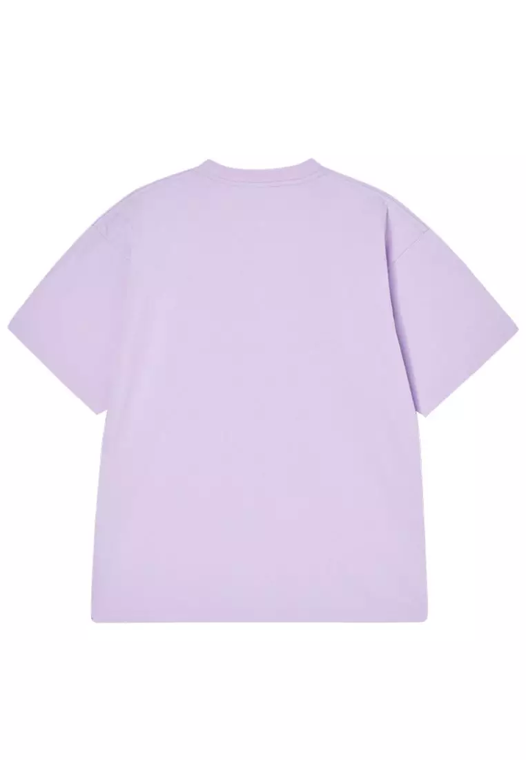 Alien Bear Short Sleeve T-Shirt Light Purple