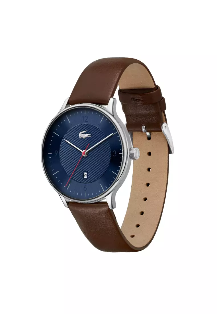 Lacoste leather watch hot sale