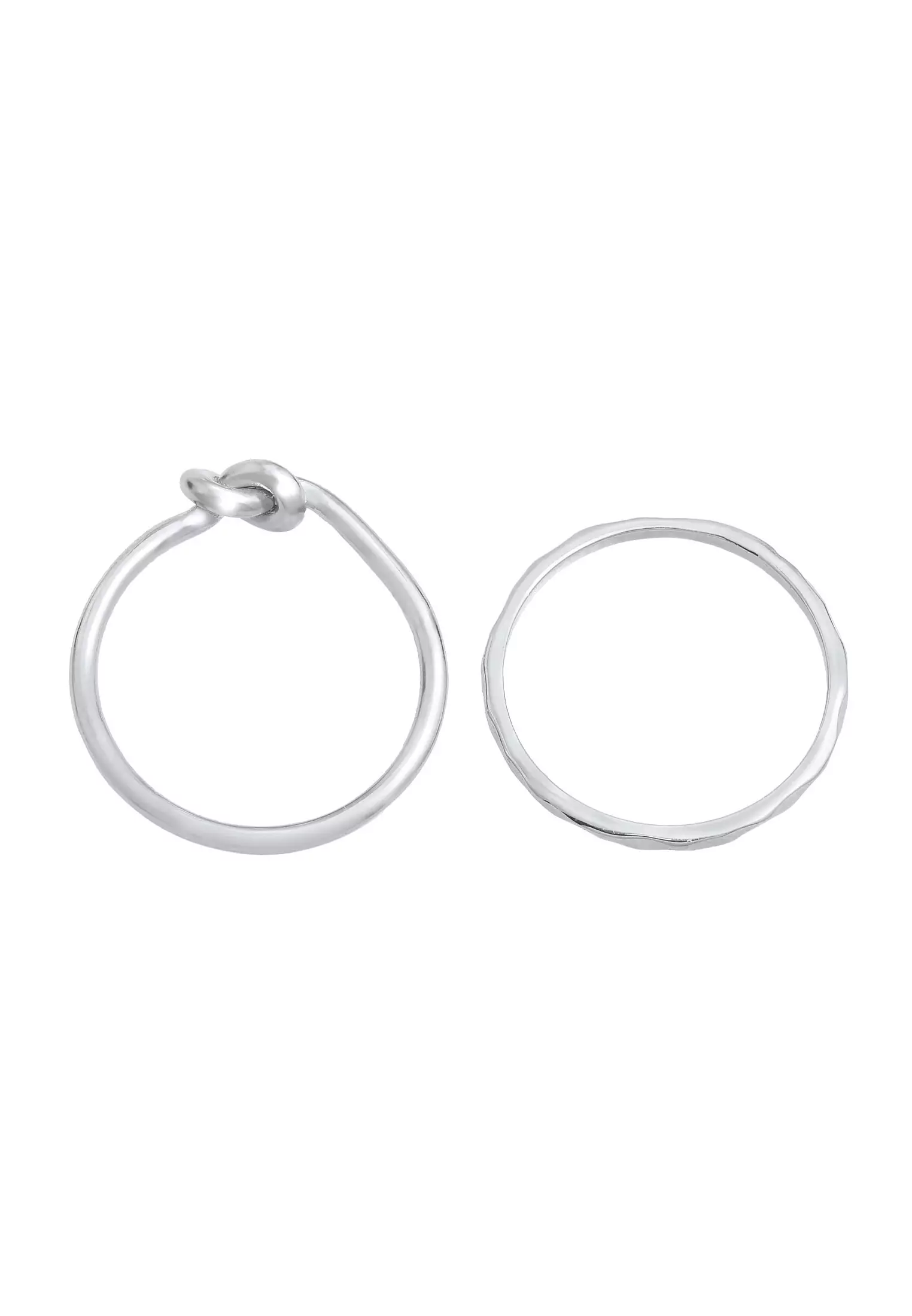 Ring Duo Knot Trend Basic Minimal