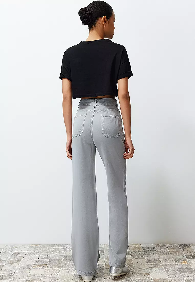 Lyocell High Waist Pants