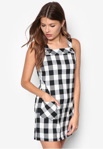 Petite Check Pinny Dress, 服飾zalora時尚購物網的koumi koumi, 夏日洋裝