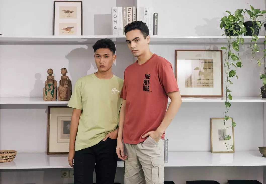 NX T-Shirt Cotton Combed Tebal Pria 207370111