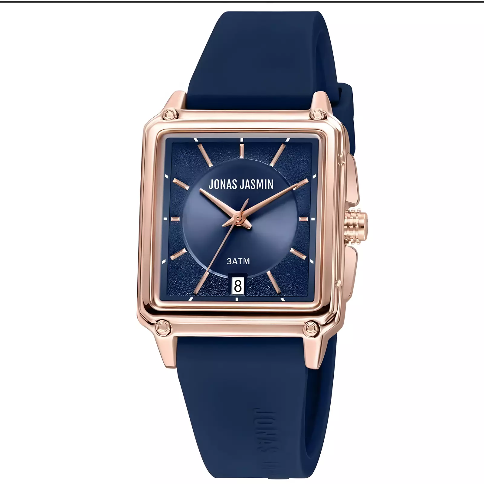 Jonas Jasmin - Jam Tangan Analog Wanita - Blue - Rubber Strap - JJ-2292L-BL