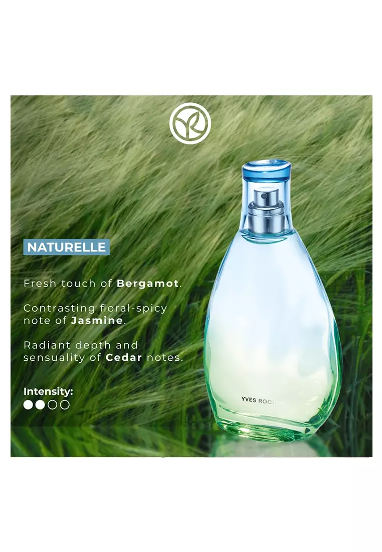 Naturelle Eau de Toilette EDT - 75ml Fresh Floral Green Fragrance for Men & Women