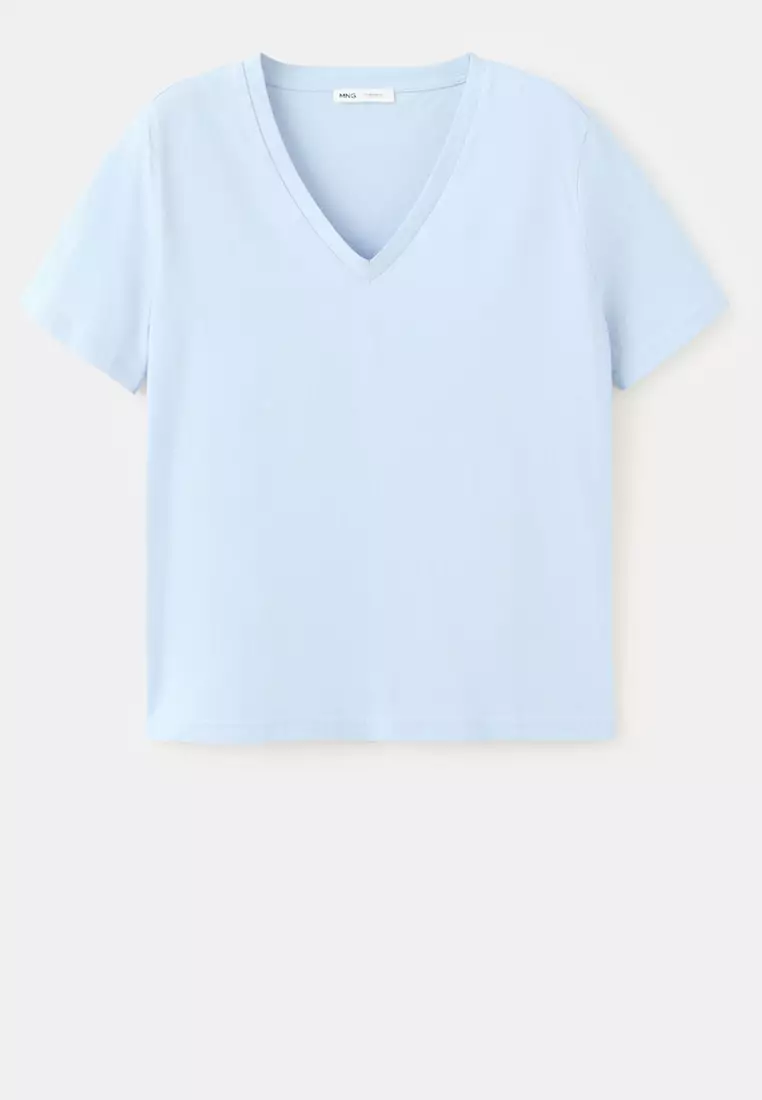 V-Neck Cotton T-Shirt