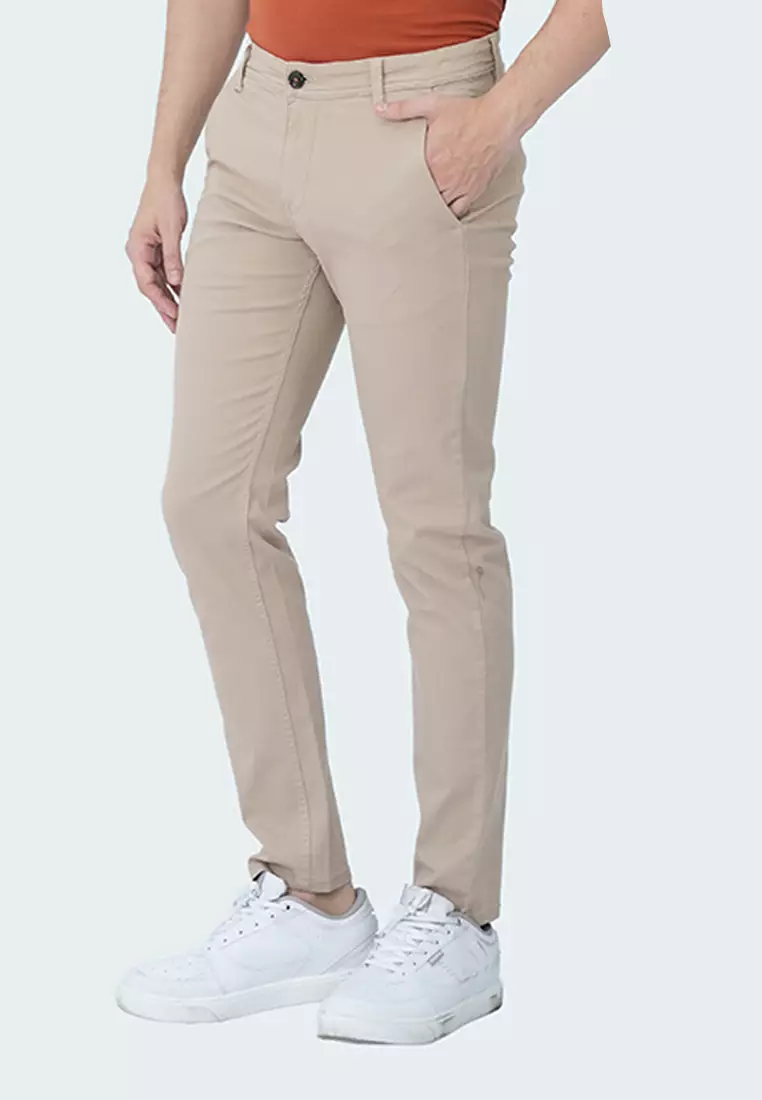 LGS - Celana Panjang Pria -  Chinos Collection - Stretch Katun - Color Series - Reguler Fit - CCT.455.S055