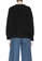 tout à coup black Distressed cable knit sweater E6714AA663233AGS_4