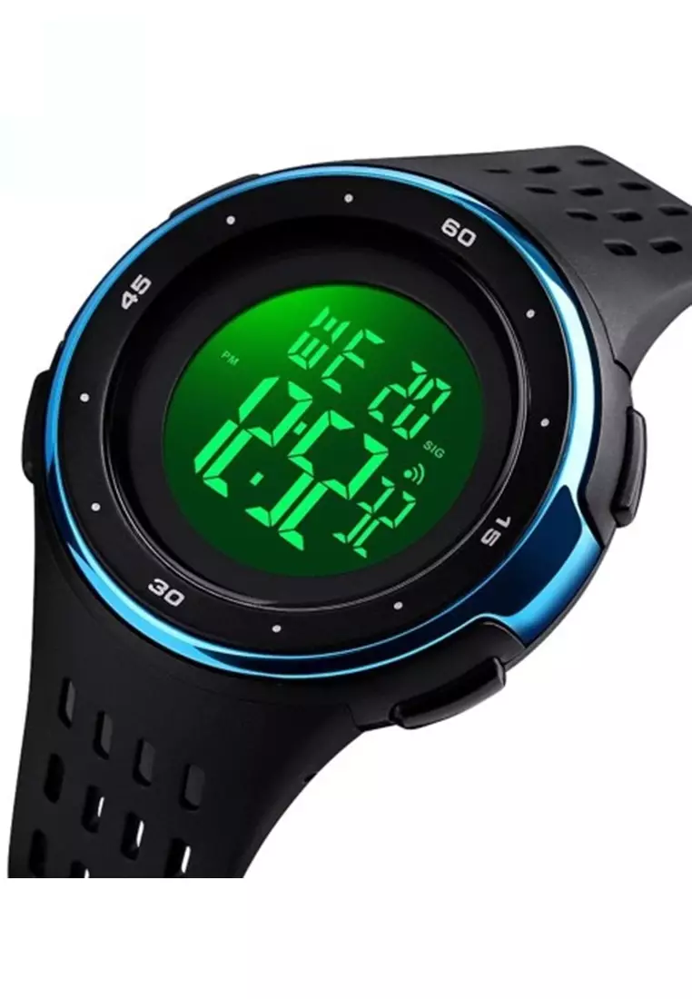 Jam Tangan Casual Analog Pria Water Resistant 30m Strap Tali Material Silicone DD33 ORIGINAL