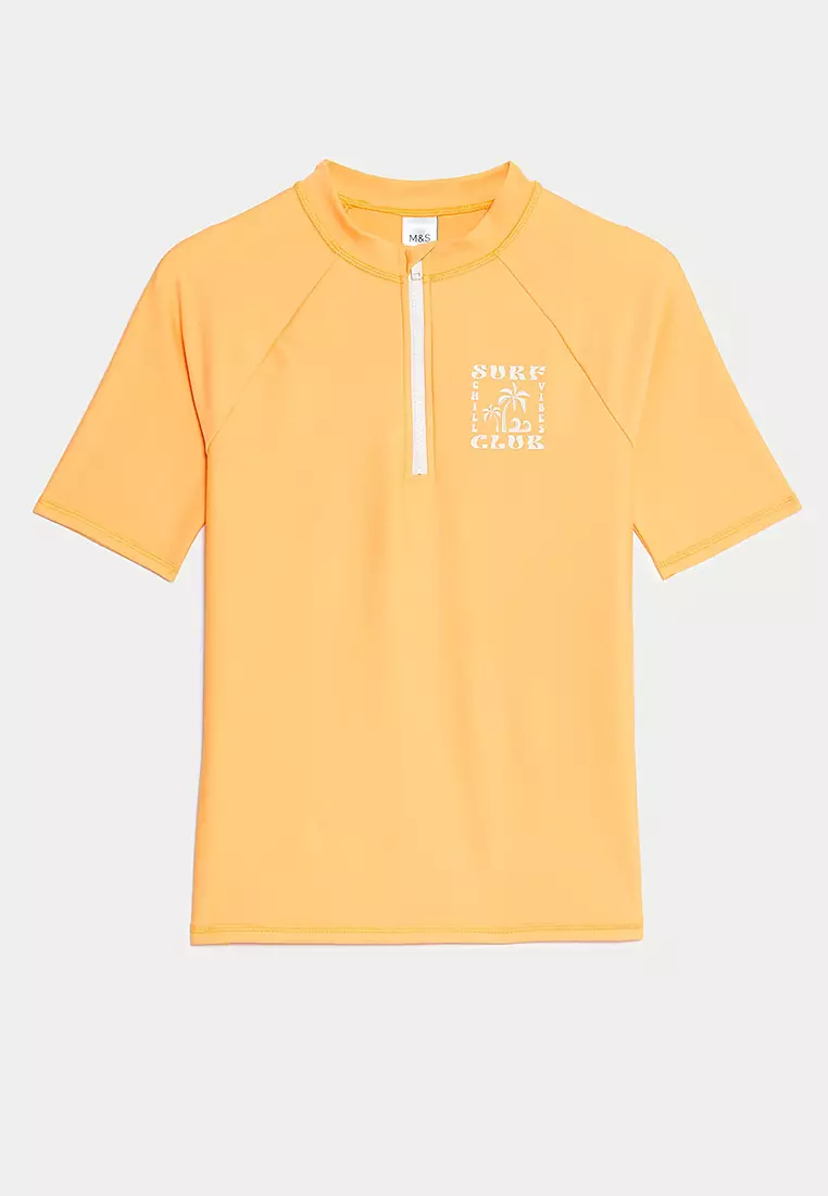 Quarter Zip Rash Vest