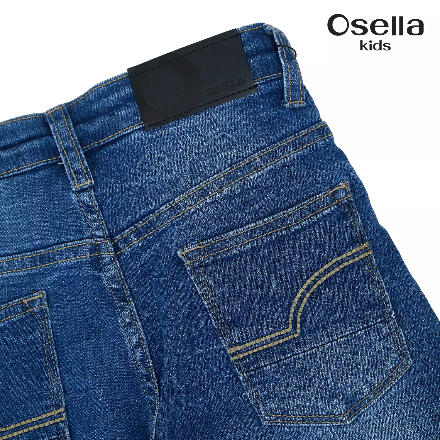 Osella Lewis Denim Long Pants Light Washed 128O5001A1 | Celana Denim Panjang Anak Laki Laki