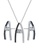 A-Excellence black Premium Elegant Black Silver Jewelry Sets 9A6C7AC08DB385GS_1