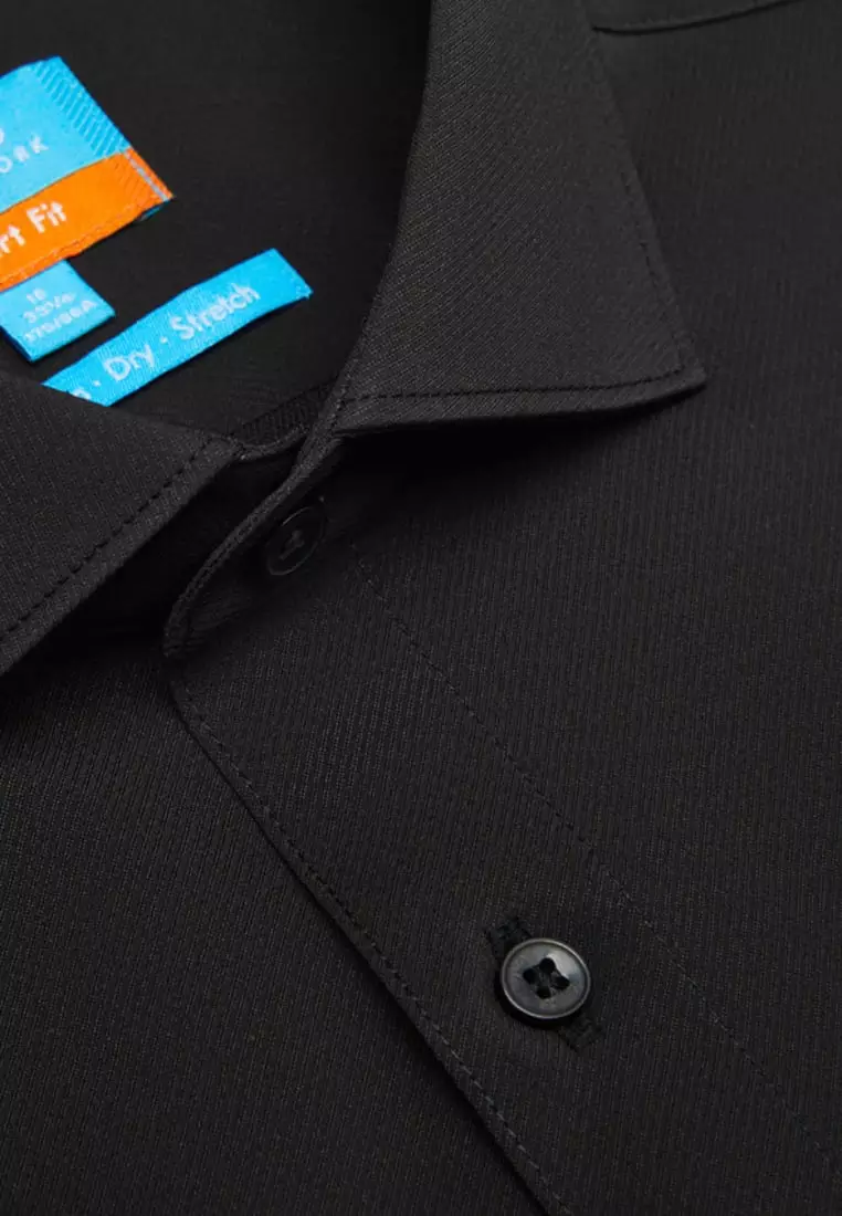 Non-Iron Dry Stretch Smart Fit Twill Shirt