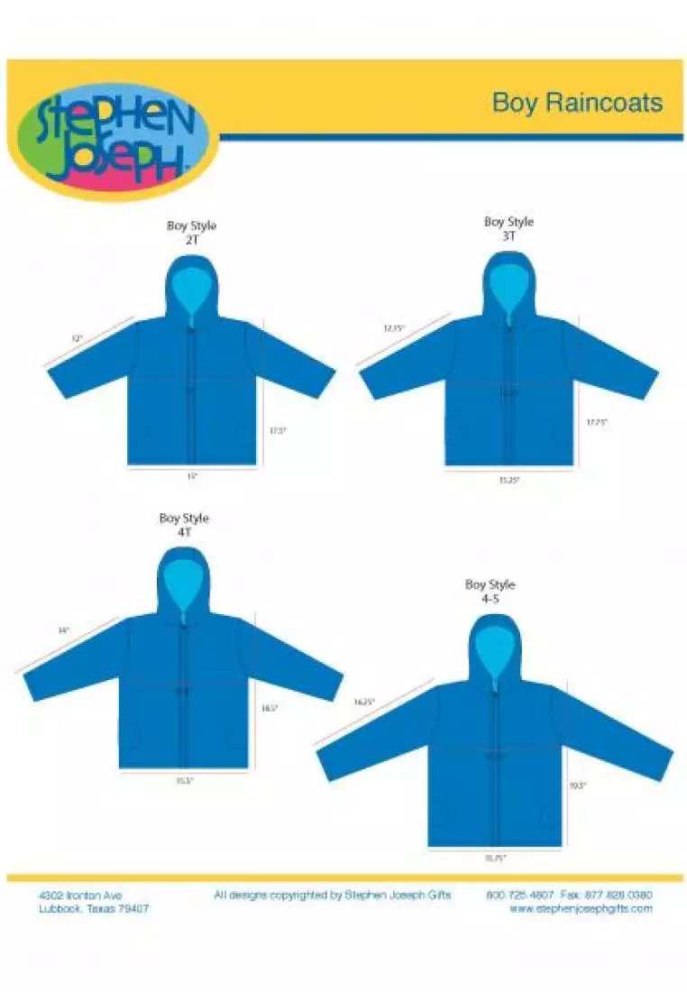 Stephen Joseph Rain Coat Outer Space